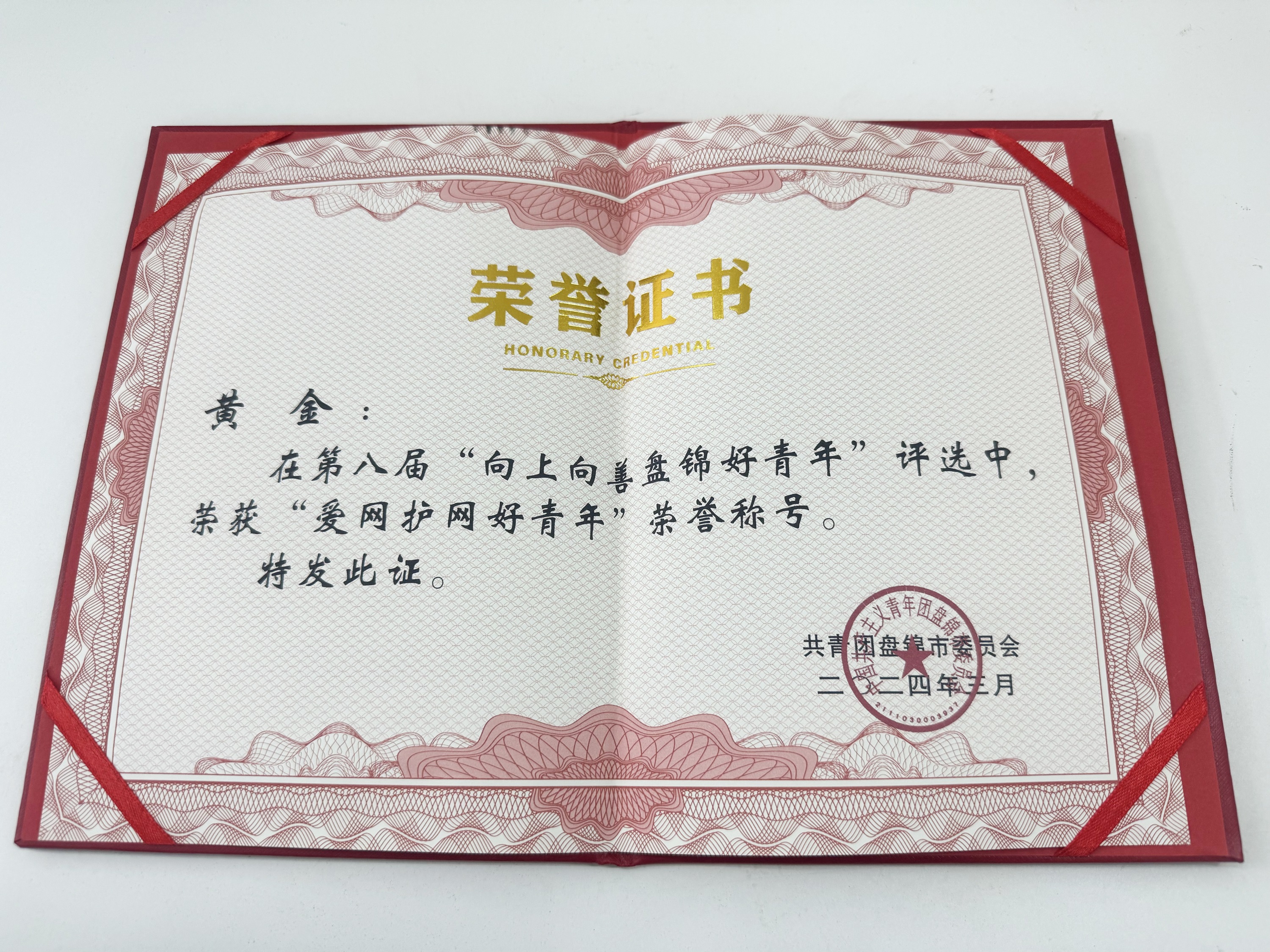 獲得盤錦市“愛網(wǎng)護(hù)網(wǎng)好青年”稱號 (2).jpg