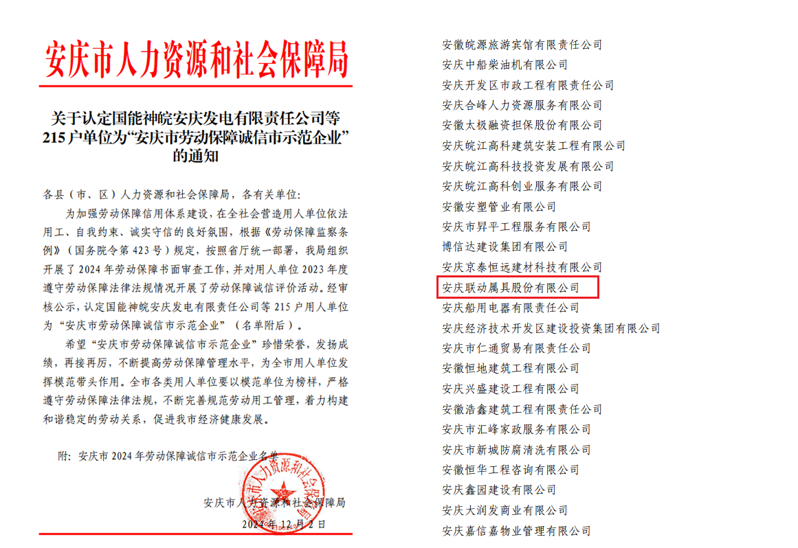 安慶市勞動(dòng)保障誠信市示范企業(yè).png